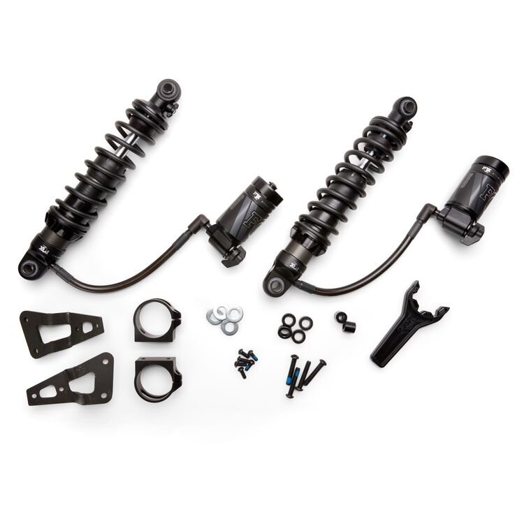 su3-1 Fox Factory QS3-QSR Remote Reservoir Shocks | Premium Harley Davidson Suspension (Touring 1993-2025) - Image 1