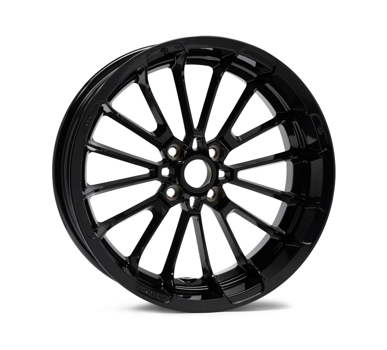 tire8 SEO Title: H-D Roulette Gloss Black 18” Harley Davidson Rear Wheel - Image 1